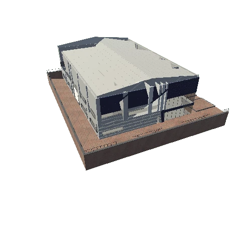 factory building fbx